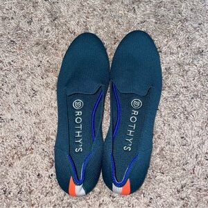 RARE & RETIRED Bottle Blue Neon Rothy's Loafers 6